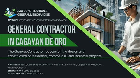 The 10 best general contractors in Cagayan de Oro .